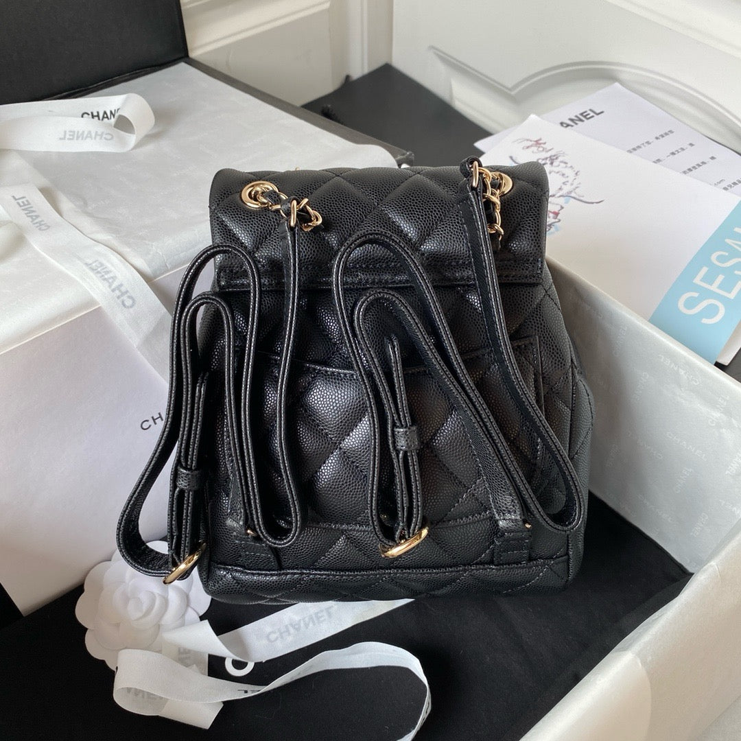 CHANEL - Chanel Mini Caviar Urban Spirit Backpack