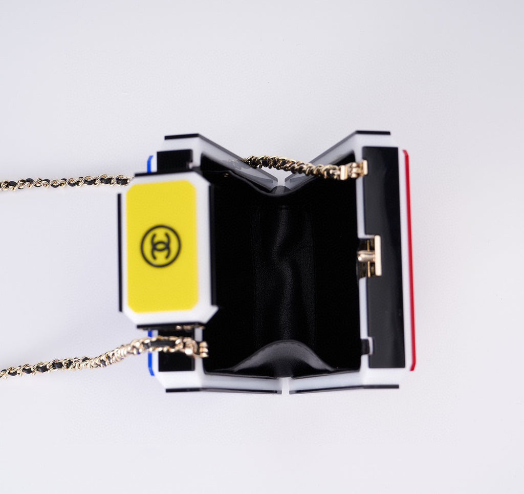 CHANEL - Chanel Plexiglass Perfume Bottle Evening Bag