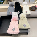 MONCLER -  Moncler Wool Beanie With Pom Pom