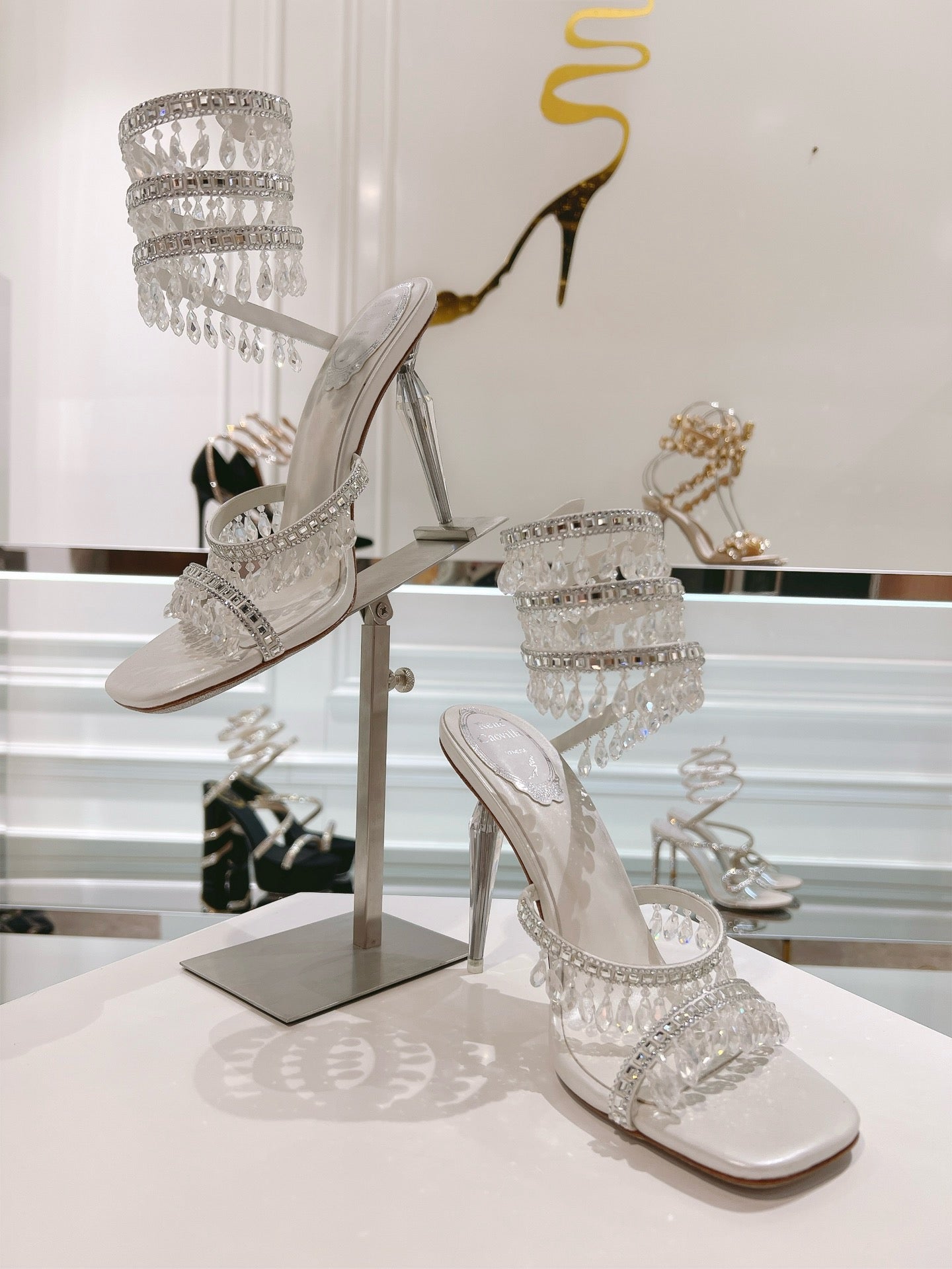 RENE CAOVILLA - CHANDELIER  SANDAL