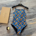 BURBERRY - Women's Blue Tb Monogram Print