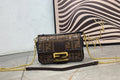 FENDI - Medium Baguette Bag in crystal FF Motif