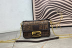 FENDI - Medium Baguette Bag in crystal FF Motif