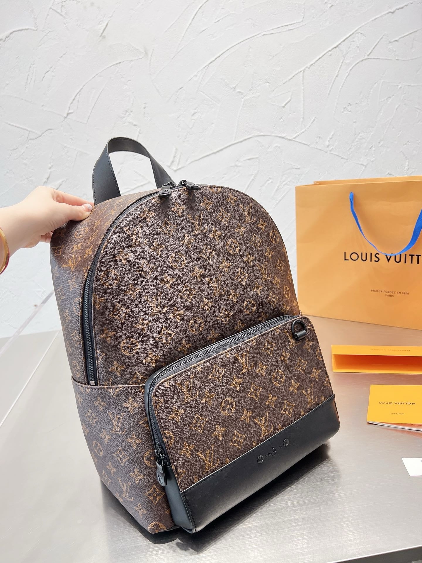 LOUIS VUITTON- Men’s Leather Backpack