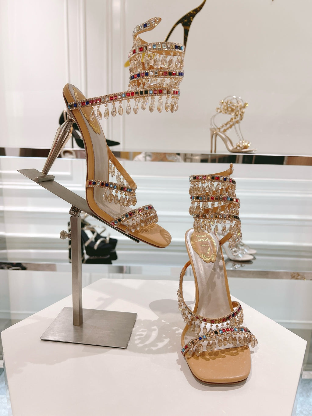 RENE CAOVILLA - WOMEN’S CHANDELIER  SANDAL