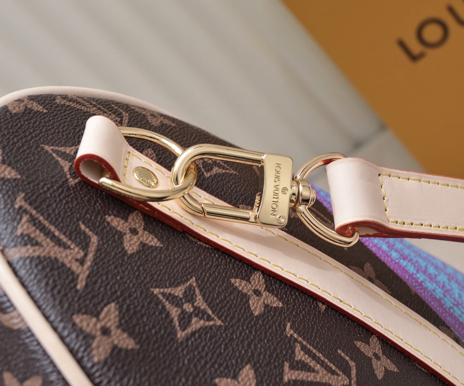 LOUIS VUITTON - x Yayoi Kusama Monogram Keepall Bandoulière 50 duffle bag