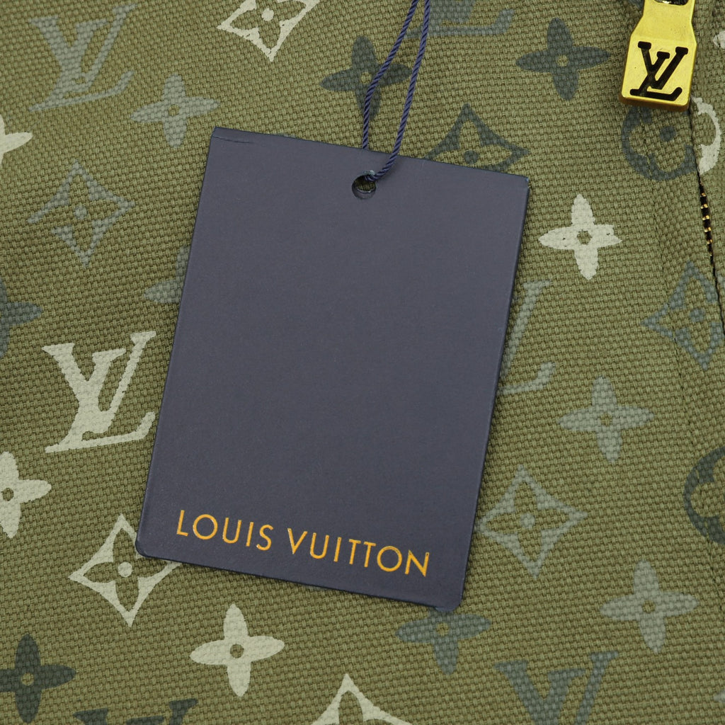LOUIS VUITTON - Monogram Embellished Hooded Blouson