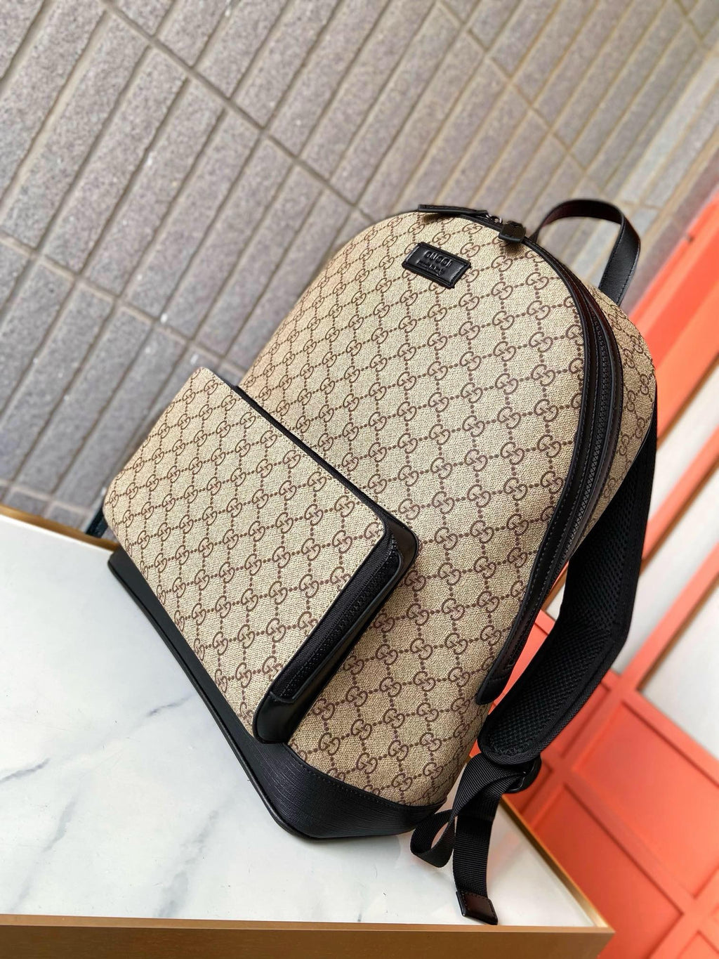 GUCCI - GG Supreme Monogram Medium Backpack