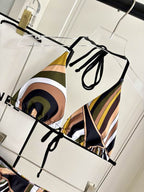 PUCCI - Patterned Halterneck bikini Swimsuit