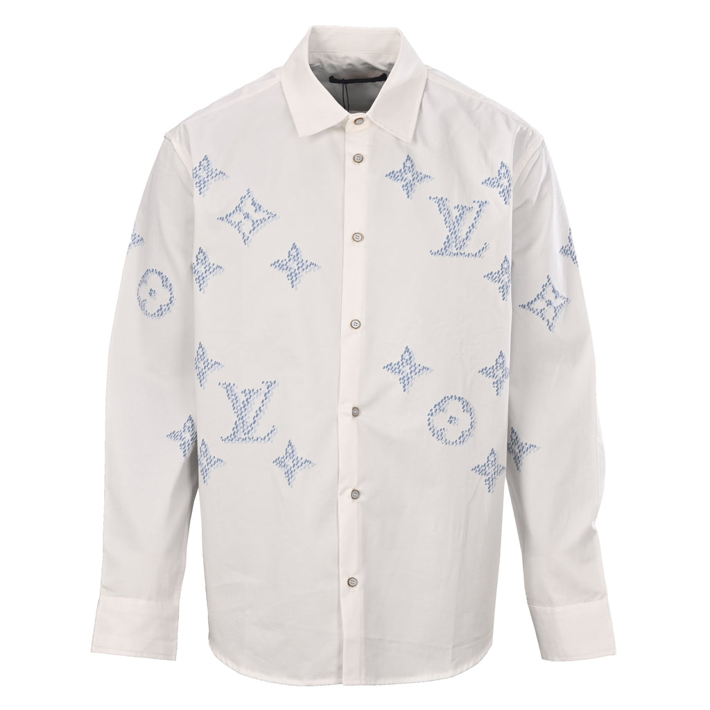 LOUIS VUITTON - Printed Signature Long-Sleeved Shirt