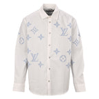 LOUIS VUITTON - Printed Signature Long-Sleeved Shirt