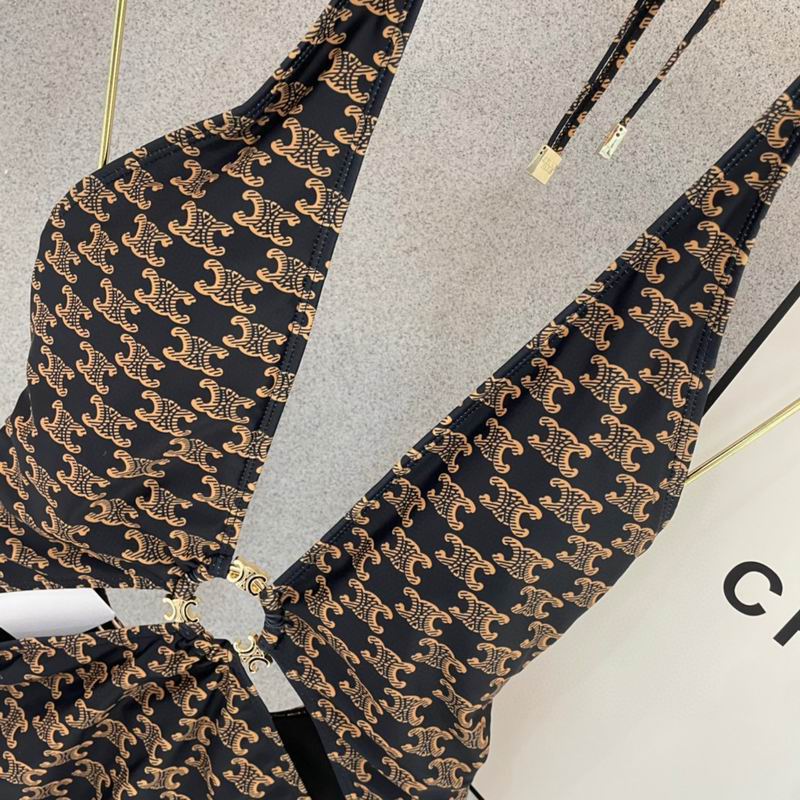 CELINE - SWIMSUIT IN MONOGRAM JERSEY