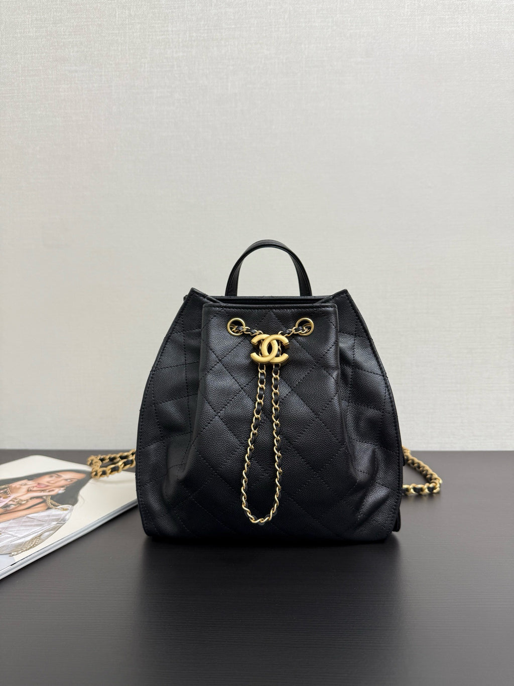 CHANEL - Chanel Mini Caviar Urban Spirit Backpack