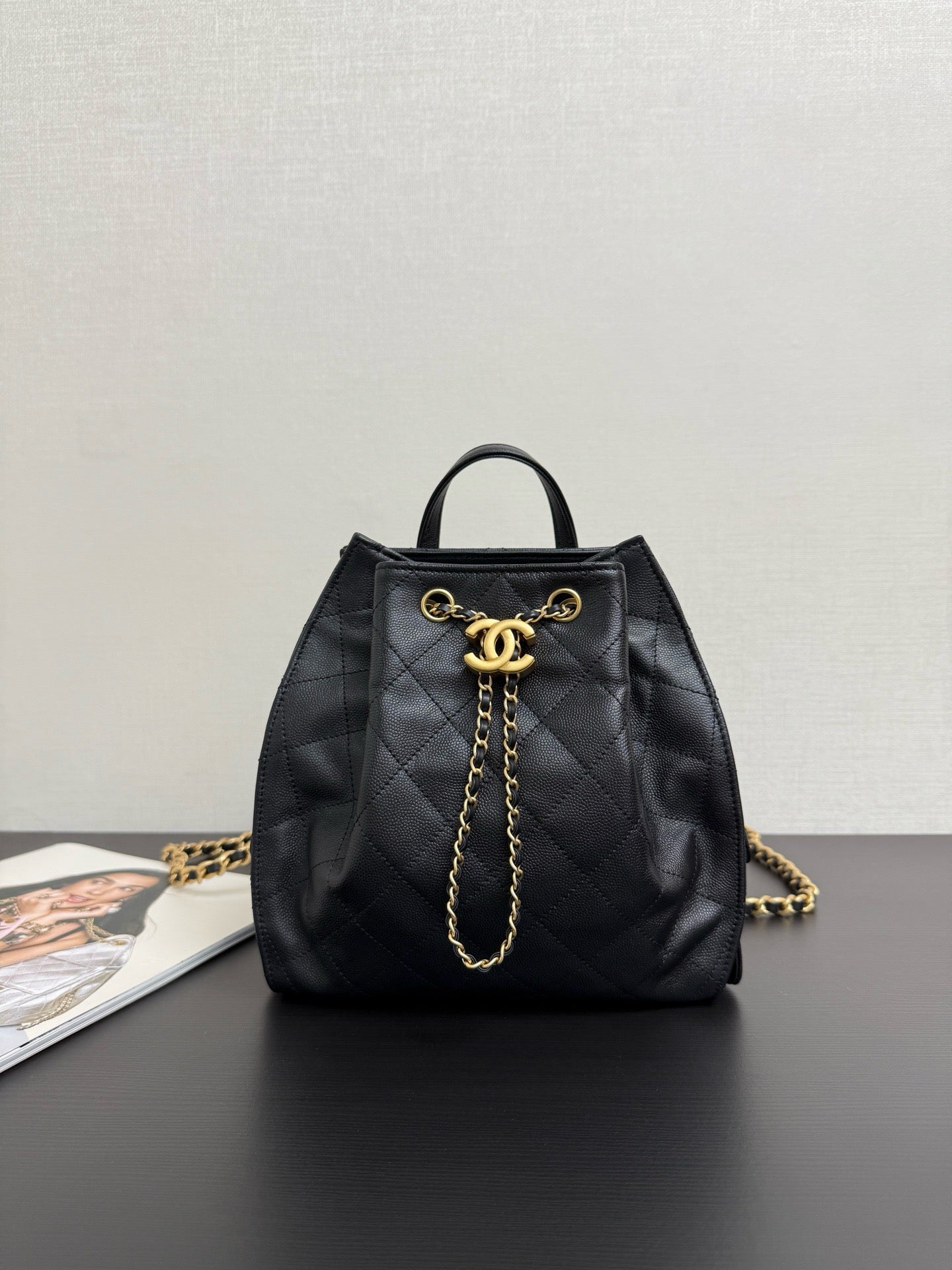 CHANEL - Chanel Mini Caviar Urban Spirit Backpack