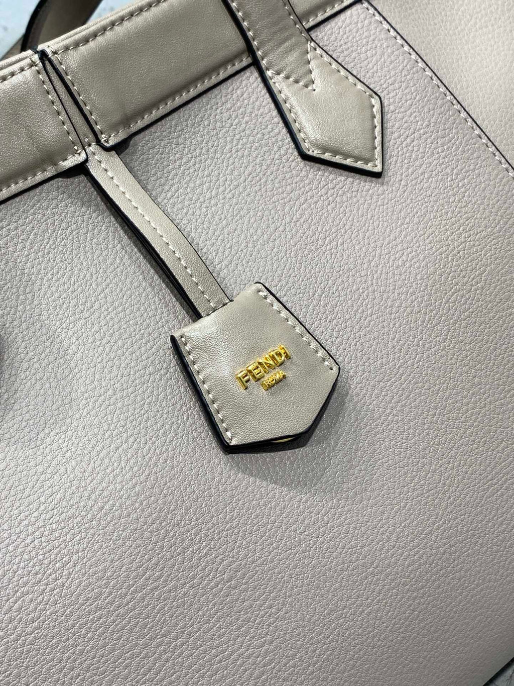 FENDI - Brown FF jacquard fabric bag