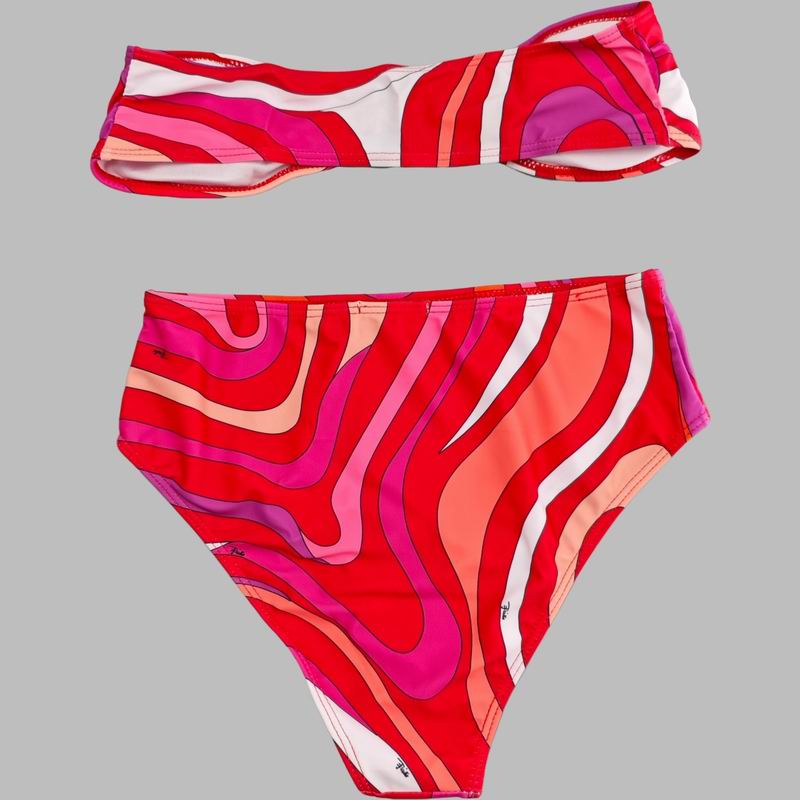 PUCCI - Patterned Halterneck bikini Swimsuit