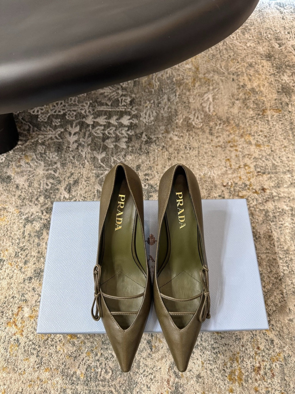 DIOR - open side patent leather heeled pumps