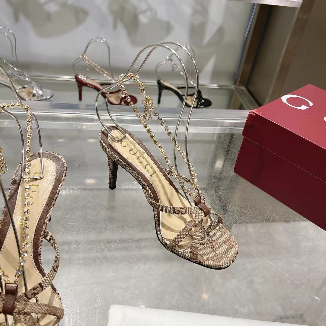GUCCI - Embellished sandals