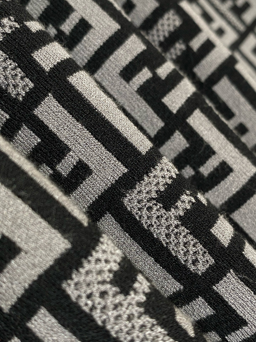 FENDI - Jacquard Knitted T-Shirt