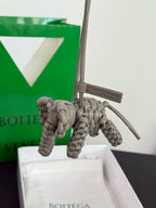 BOTTEGA VENETA - Intrecciato Leather Bag Charm