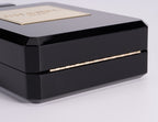CHANEL - Chanel Balck/Gold Plexiglass Perfume Bottle Evening Bag