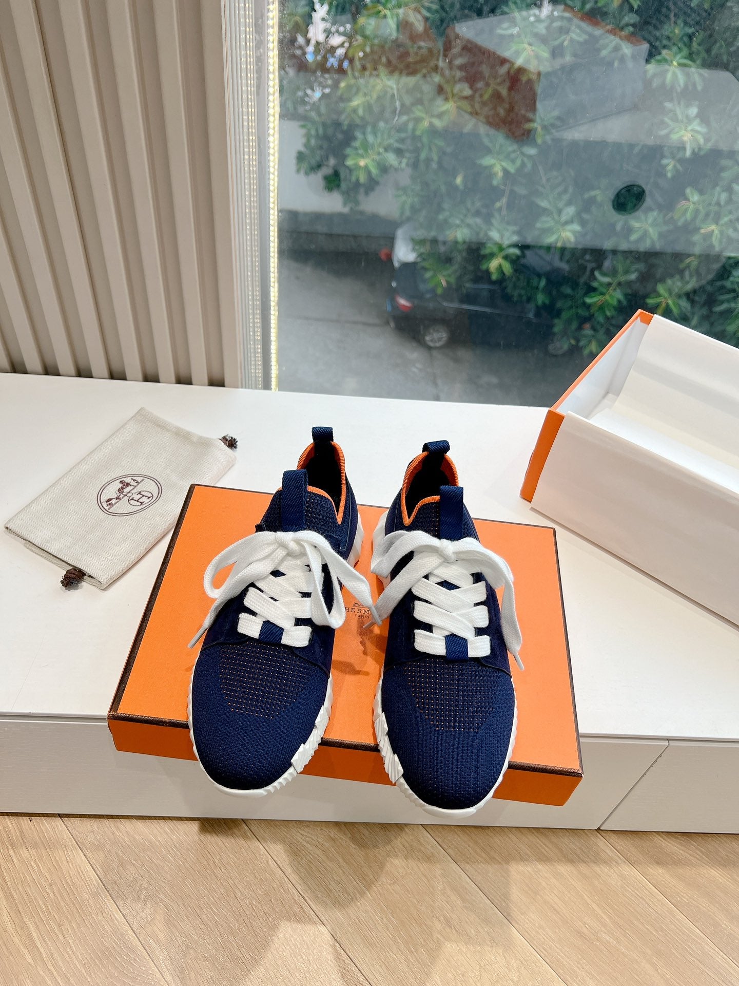 HERMES - Napa sneakers
