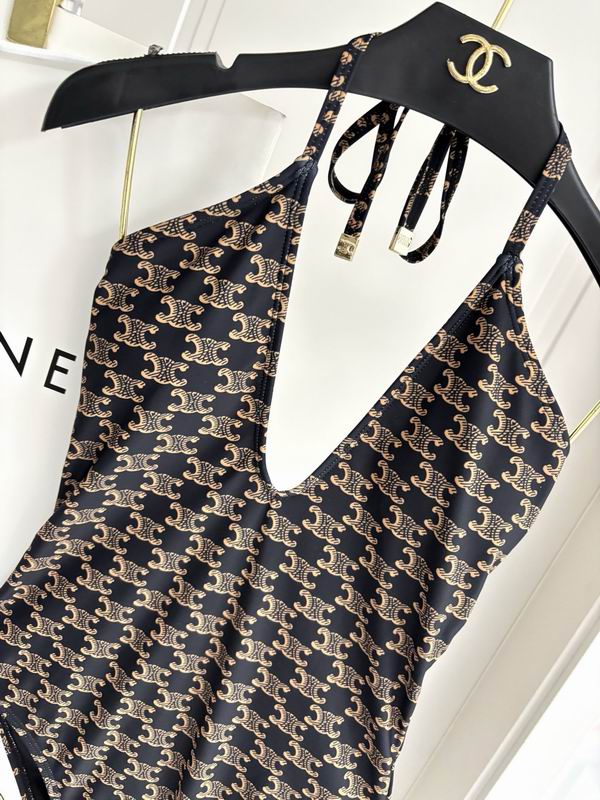 CELINE - SWIMSUIT IN MONOGRAM JERSEY