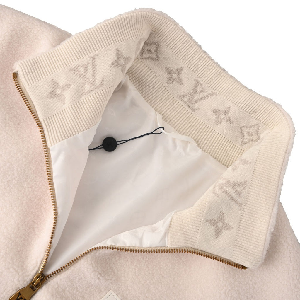 LOUIS VUITTON - Leather Patch Fleece