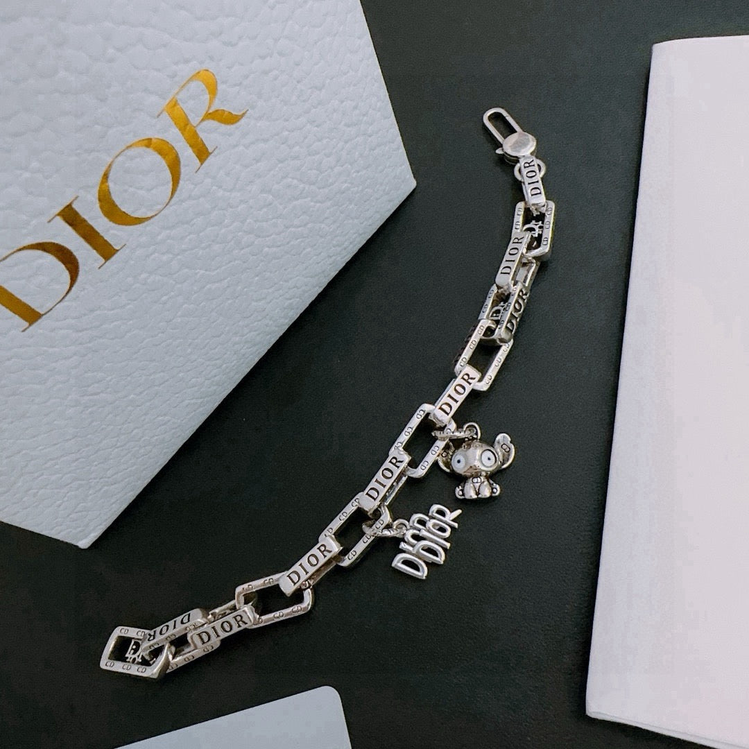 DIOR - CD Icon Chain Link Bracelet