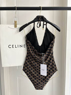 CELINE - SWIMSUIT IN MONOGRAM JERSEY