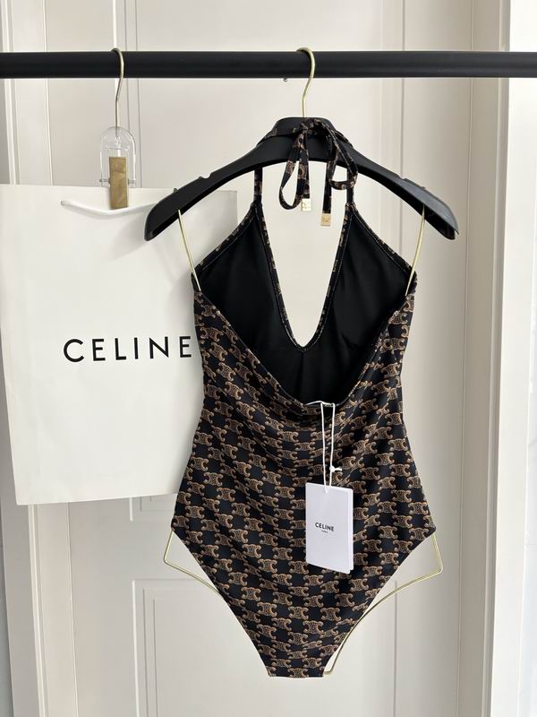 CELINE - SWIMSUIT IN MONOGRAM JERSEY