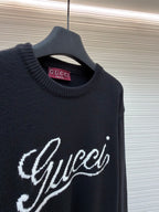 GUCCI  - Knit wool jumper with intarsia unisex