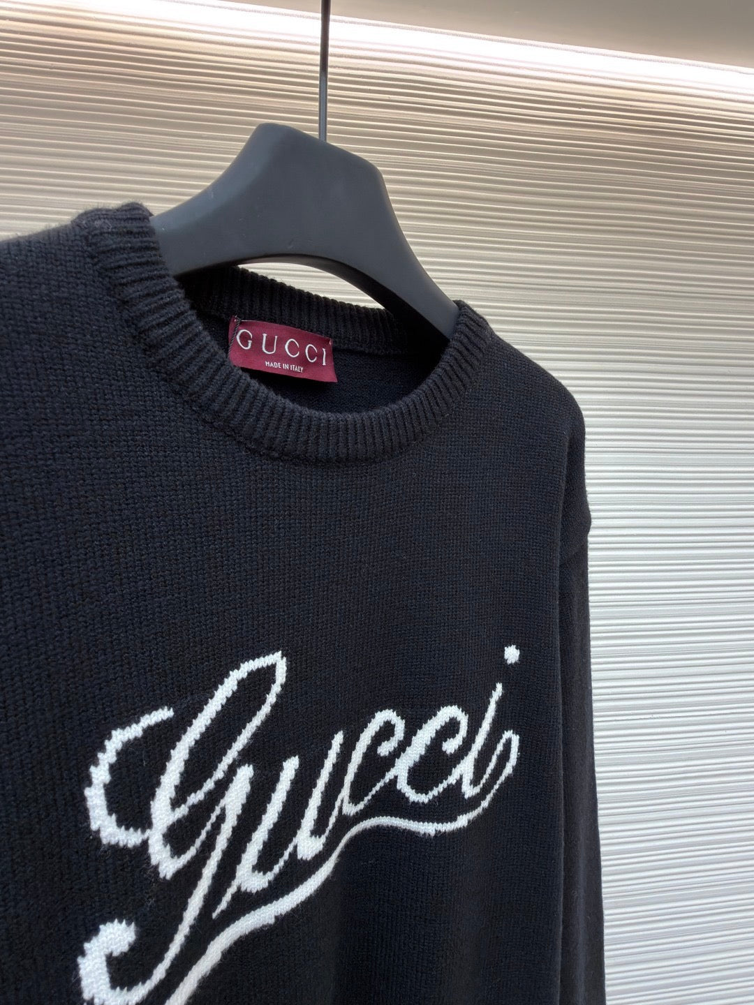GUCCI  - Knit wool jumper with intarsia unisex