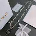 DIOR - Oblique Pendant Necklace