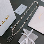 DIOR - Oblique Pendant Necklace