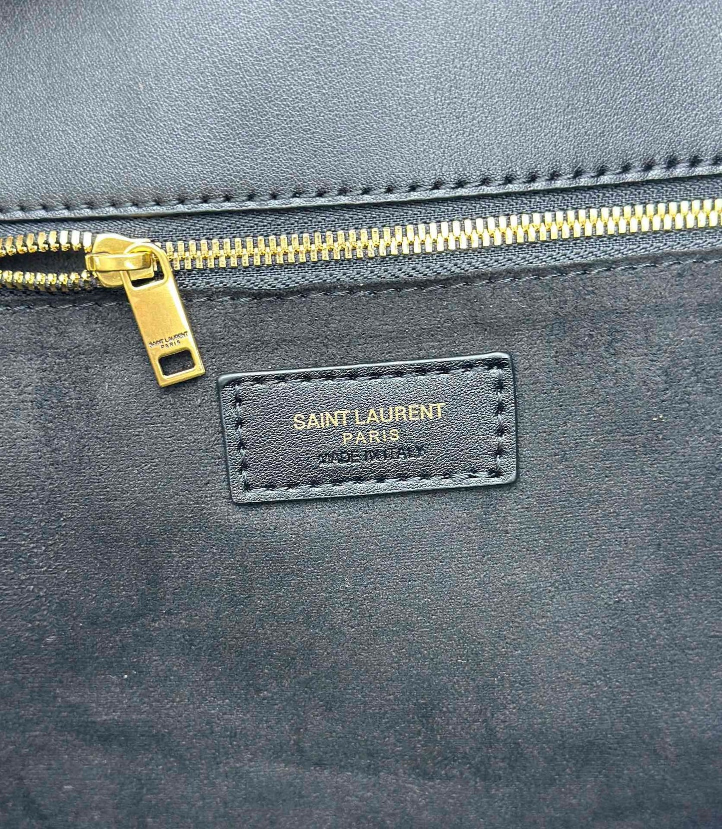 SAINT LAURENT - bea tote in grained leather