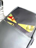 FENDI -  Monster Sling Bag Nylon and Leather Medium