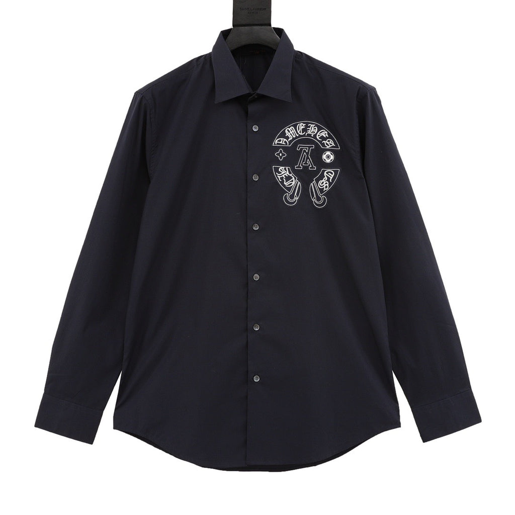 LOUIS VUITTON - Printed Signature Long-Sleeved Shirt