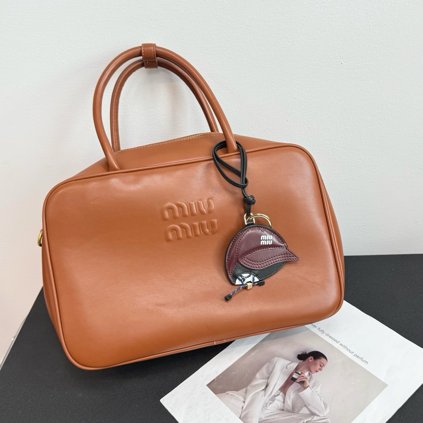 MIU MIU - leather key ring trick