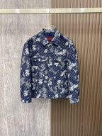 GUCCI  - Retro camouflage monogram print jacket