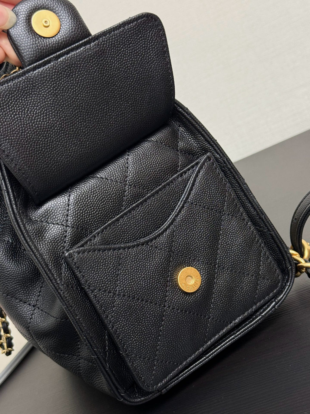 CHANEL - Chanel Mini Caviar Urban Spirit Backpack