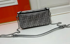 FENDI - Medium Baguette Bag in Crystal FF Motif