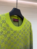 GUCCI  -  GG Wool Cashmere Jacquard Sweater