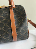 CELINE - BOSTON IN TRIOMPHE CANVAS AND CALFSKIN
