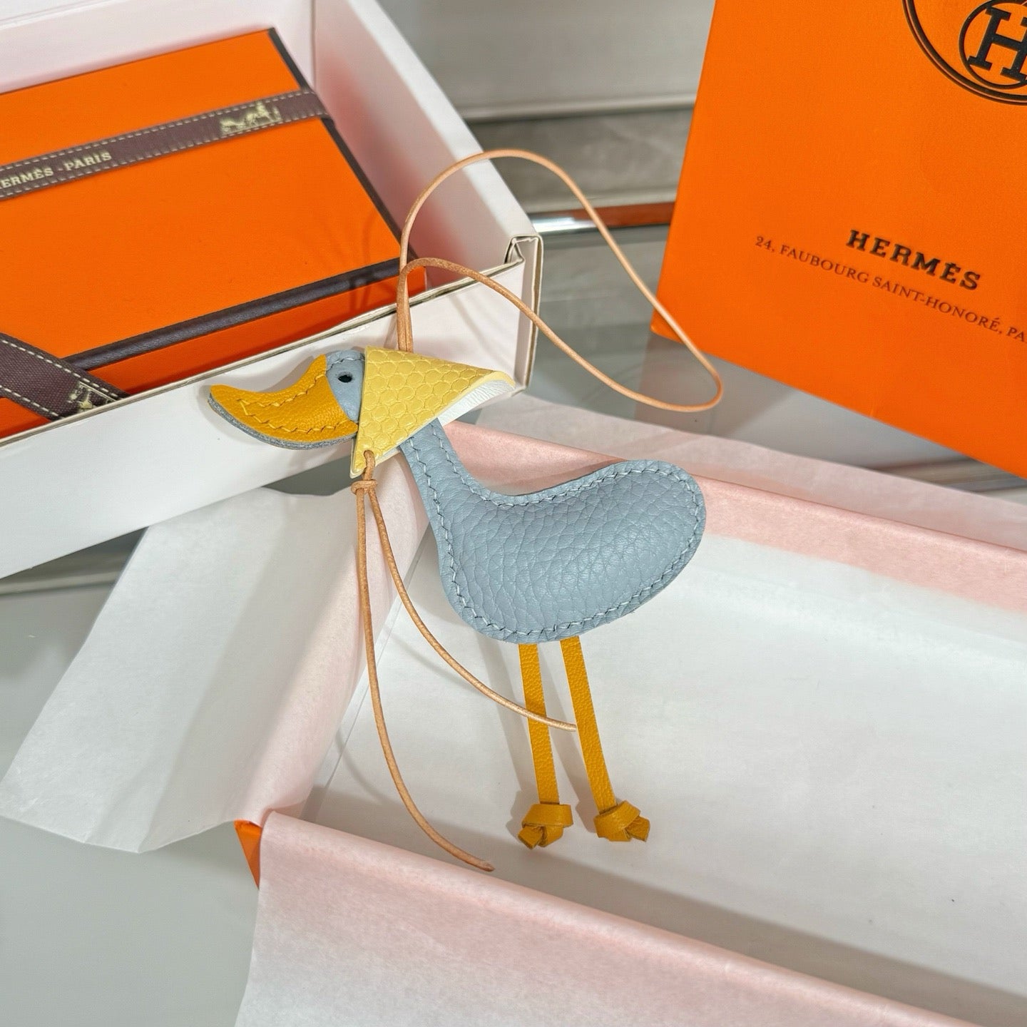 BOTTEGA VENETA - Intrecciato Leather Bag Charm