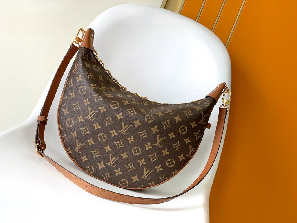 LOUIS VITTON - Monogram Reverse Canvas Loop Hobo Bag