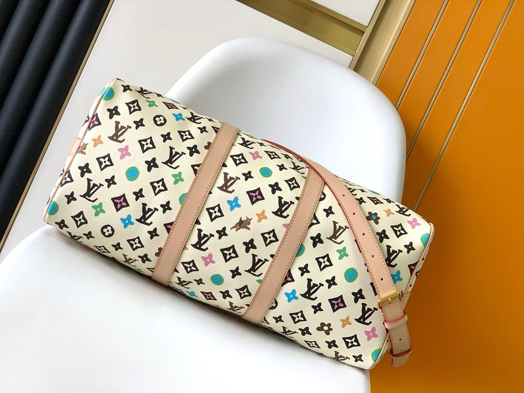 LOUIS VUITTON - Okonma craggy monogram keepall 50 duffle