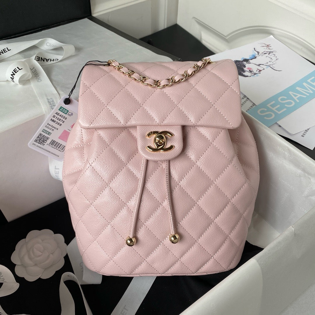 CHANEL - Chanel Mini Caviar Urban Spirit Backpack