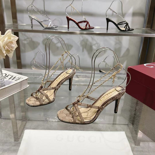 GUCCI - Embellished sandals