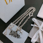 DIOR - Oblique Pendant Necklace